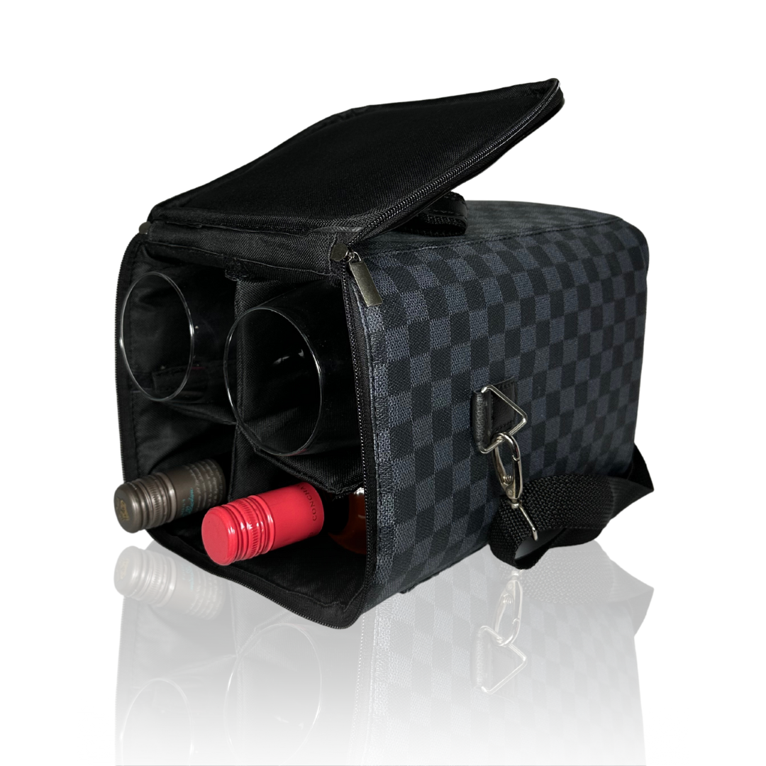 Porta Vinho Térmico Diamante Black