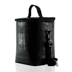 Porta Vinho Térmico Croco Black