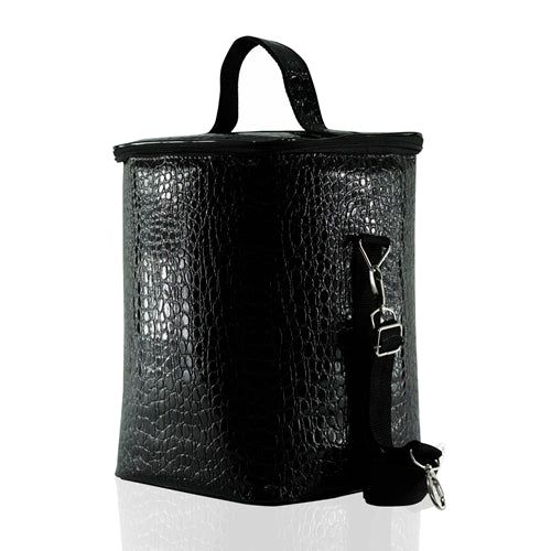Porta Vinho Térmico Croco Black